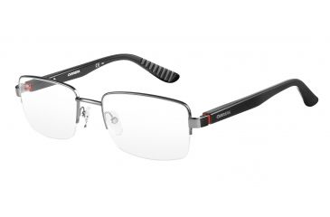 Image of Carrera 8808 Eyeglass Frames CA8808-0CVL-5420 - Dark Ruthenium / Black Frame, Lens Diameter 54mm, Distance Between Lenses 20mm