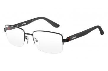 Image of Carrera 8808 Eyeglass Frames CA8808-094X-5620 - Matte Black Frame, Distance Between Lenses 20mm