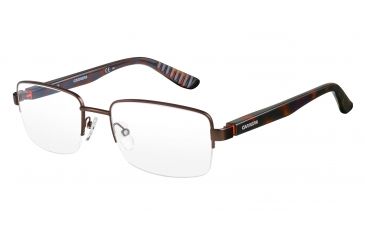 Image of Carrera 8808 Eyeglass Frames CA8808-00RH-5420 - Matte Brown Havana Frame, Lens Diameter 54mm, Distance Between Lenses 20mm