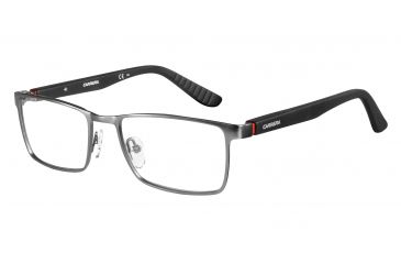 Image of Carrera 8809 Single Vision Prescription Eyeglasses CA8809-00RF-5619 - Dark Ruthenium / Matte Black Frame, Distance Between Lenses 19mm
