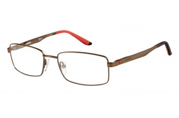 Image of Carrera 8812 Single Vision Prescription Eyeglasses CA8812-0J7D-5518 - Semi Matte Bronze Frame, Lens Diameter 55mm, Distance Between Lenses 18mm