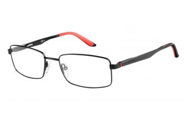 Image of Carrera 8812 Single Vision Prescription Eyeglasses CA8812-0006-5518 - Shiny Black Frame, Lens Diameter 55mm, Distance Between Lenses 18mm