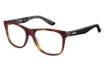 Image of Carrera 8814 Progressive Prescription Eyeglasses CA8814-06VL-5318 - Havana Matte Black Frame, Lens Diameter 53mm, Distance Between Lenses 18mm