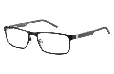 Image of Carrera 8815 Single Vision Prescription Eyeglasses CA8815-0PMY-5517 - Matte Black Gray Frame, Lens Diameter 55mm, Distance Between Lenses 17mm