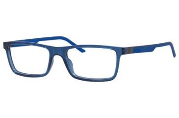 Image of Carrera 8818 Progressive Prescription Eyeglasses CA8818-0PYB-5317 - Blue / Matte Black Frame, Lens Diameter 53mm, Distance Between Lenses 17mm