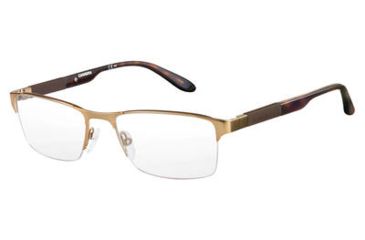 Image of Carrera 8821 Single Vision Prescription Eyeglasses CA8821-0UKZ-5518 - Beige Havana Frame, Lens Diameter 55mm, Distance Between Lenses 18mm