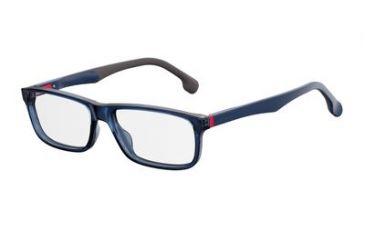 Image of Carrera 8826/V Bifocal Prescription Eyeglasses CA8826-0PJP-5616 - Transparent Blue Frame, Lens Diameter 56mm, Distance Between Lenses 16mm