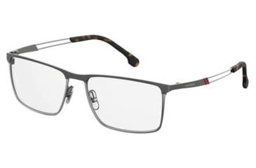 Image of Carrera 8831 Prescription Eyeglasses CA8831-0R80-5518 - Semi Matte Dark Ruthenium Frame, Lens Diameter 55mm, Distance Between Lenses 18mm
