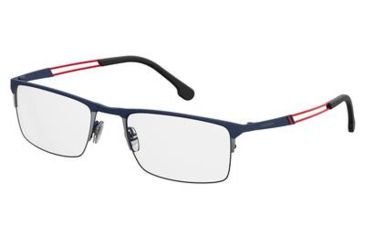 Image of Carrera 8832 Bifocal Prescription Eyeglasses CA8832-0PJP-5519 - Blue Frame, Lens Diameter 55mm, Distance Between Lenses 19mm
