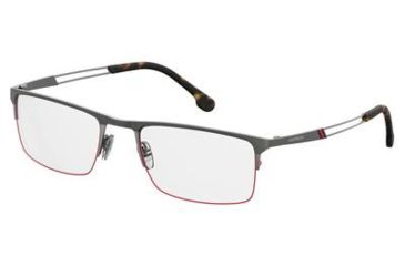 Image of Carrera 8832 Bifocal Prescription Eyeglasses CA8832-0R80-5519 - Semi Matte Dark Ruthenium Frame, Lens Diameter 55mm, Distance Between Lenses 19mm