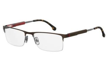Image of Carrera 8835 Eyeglass Frames CA8835-009Q-5519 - Brown Frame, Lens Diameter 55mm, Distance Between Lenses 19mm