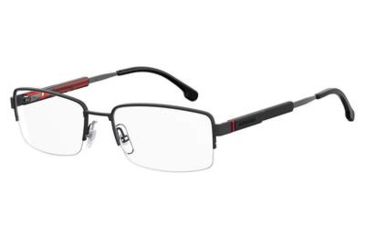 Image of Carrera 8836 Prescription Eyeglasses CA8836-0003-5619 - Matte Black Frame, Distance Between Lenses 19mm