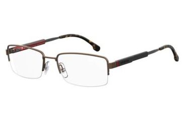 Image of Carrera 8836 Prescription Eyeglasses CA8836-0VZH-5619 - Matte Bronze Frame, Distance Between Lenses 19mm