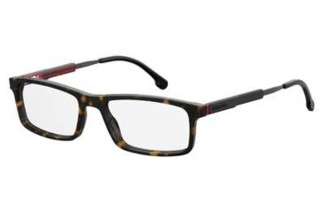 Image of Carrera 8837 Bifocal Prescription Eyeglasses CA8837-0086-5317 - Dark Havana Frame, Lens Diameter 53mm, Distance Between Lenses 17mm