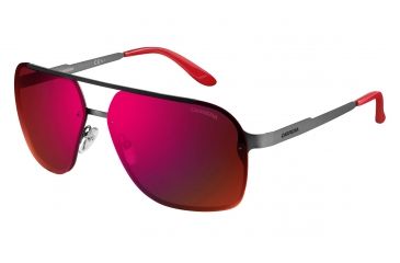 Image of Carrera 91/S Bifocal Prescription Sunglasses CA91S-0R80-CP-6413 - Frame Color Dark Ruthenium, Lens Diameter 64 mm