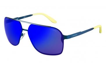 Image of Carrera 91/S Bifocal Prescription Sunglasses CA91S-05R1-XT-6413 - Lens Diameter 64 mm, Frame Color Semi Matte E Blue