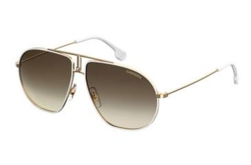 Image of Carrera Bound/S Bifocal Prescription Sunglasses BOUNDS-0B4E-HA-6012 - Frame Color White Gold, Lens Diameter 60 mm