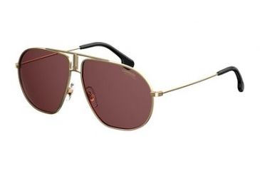 Image of Carrera Bound/S Bifocal Prescription Sunglasses BOUNDS-0J5G-W6-6012 - Frame Color Gold, Lens Diameter 60 mm