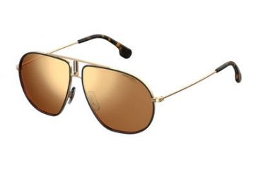 Image of Carrera Bound/S Bifocal Prescription Sunglasses BOUNDS-0RHL-K1-6213 - Frame Color Gold / Black, Lens Diameter 62 mm