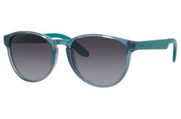 Image of Carrera Carrerino 16/S Sunglasses CARRE16S-0TTF-JJ-4917 - Teal Frame, Gray Gradient Lenses, Lens Diameter 49mm, Distance Between Lenses 17mm