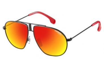 Image of Carrera Carrerino 21/S Bifocal Prescription Sunglasses CARRE21S-0807-UZ-5411 - Frame Color Black, Lens Diameter 54 mm