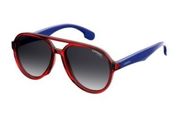 Image of Carrera Carrerino 22/S Bifocal Prescription Sunglasses CARRE22S-0C9A-9O-5114 - Frame Color Red, Lens Diameter 51 mm