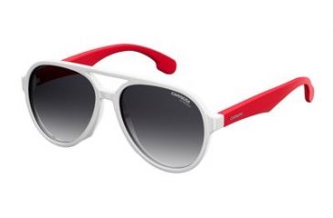 Image of Carrera Carrerino 22/S Bifocal Prescription Sunglasses CARRE22S-0VK6-9O-5114 - Frame Color White, Lens Diameter 51 mm