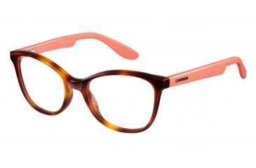 Image of Carrera Carrerino 50 Eyeglass Frames CARRE50-0HMI-4717 - Havana Peach Frame, Lens Diameter 47mm, Distance Between Lenses 17mm