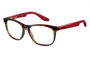 Image of Carrera Carrerino 51 Eyeglass Frames CARRE51-0HNJ-4715 - Havana Red Frame, Lens Diameter 47mm, Distance Between Lenses 15mm