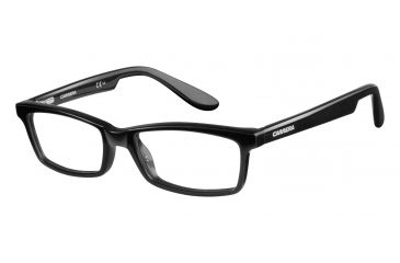 Image of Carrera Carrerino 52 Eyeglass Frames CARRE52-0807-4716 - Black Frame, Lens Diameter 47mm, Distance Between Lenses 16mm