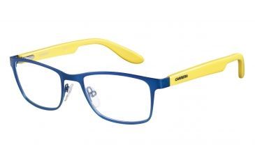 Image of Carrera Carrerino 53 Eyeglass Frames CARRE53-0HNN-4917 - Blue Yellow Frame, Lens Diameter 49mm, Distance Between Lenses 17mm