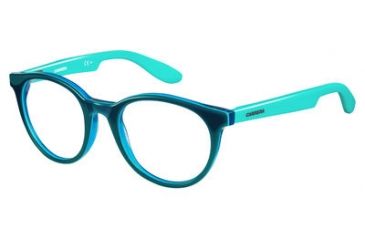 Image of Carrera Carrerino 55 Eyeglass Frames CARRE55-0KOB-4518 - Teal Turquoise Frame, Lens Diameter 45mm, Distance Between Lenses 18mm