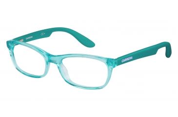 Image of Carrera Carrerino 56 Eyeglass Frames CARRE56-0TSR-4816 - Teal Frame, Lens Diameter 48mm, Distance Between Lenses 16mm
