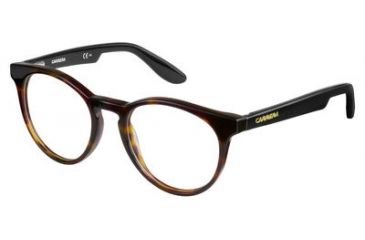 Image of Carrera Carrerino 58 Progressive Prescription Eyeglasses CARRE58-0KVX-4518 - Dark Havana / Black Frame, Lens Diameter 45mm, Distance Between Lenses 18mm