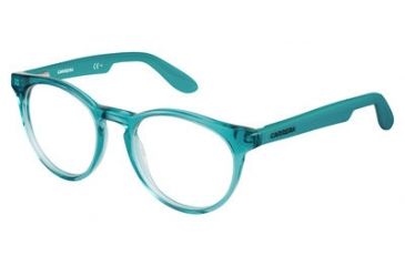 Image of Carrera Carrerino 58 Progressive Prescription Eyeglasses CARRE58-0TSF-4518 - Turquoise Ptrl Frame, Lens Diameter 45mm, Distance Between Lenses 18mm