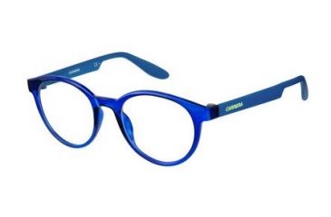 Image of Carrera Carrerino 60 Eyeglass Frames CARRE60-0SYT-4418 - Blue Frame, Lens Diameter 44mm, Distance Between Lenses 18mm
