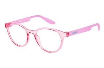 Image of Carrera Carrerino 60 Eyeglass Frames CARRE60-0SZS-4418 - Pink Frame, Lens Diameter 44mm, Distance Between Lenses 18mm