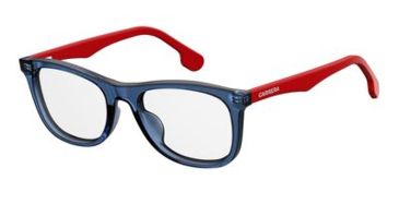Image of Carrera Carrerino 63 Bifocal Prescription Eyeglasses CARRE63-08RU-4918 - Blue Red White Frame, Lens Diameter 49mm, Distance Between Lenses 18mm