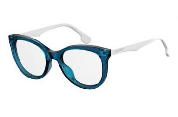 Image of Carrera Carrerino 64 Eyeglass Frames CARRE64-0D4H-4818 - Turquoise White Frame, Lens Diameter 48mm, Distance Between Lenses 18mm