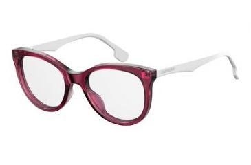 Image of Carrera Carrerino 64 Eyeglass Frames CARRE64-0W6Q-5018 - Transparent Pink White Frame, Lens Diameter 50mm, Distance Between Lenses 18mm