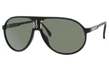 Image of Carrera Champion/H/I/S Single Vision Prescription Sunglasses CHAMPHIS-0DL5-79-6212 - Frame Color Matte Black, Lens Diameter 62 mm