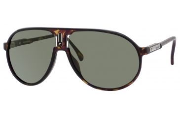 Image of Carrera Champion/H/I/S Single Vision Prescription Sunglasses CHAMPHIS-0XEN-79-6212 - Lens Diameter 62 mm, Frame Color Dark Havana Matte