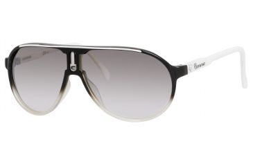 Image of Carrera Champion/SML/ST Single Vision Prescription Sunglasses CHAMPSMLST-084Z-IC-5711 - Lens Diameter 57 mm, Frame Color Shaded Black Crystal