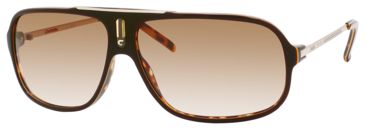 Image of Carrera Cool/S Single Vision Prescription Sunglasses COOLS-0CSV-ID-6512 - Lens Diameter 65 mm, Frame Color Brown Havana / Gold