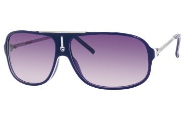 Image of Carrera Cool/S Single Vision Prescription Sunglasses COOLS-06DP-O9-6512 - Lens Diameter 65 mm, Frame Color Violet White Palladium