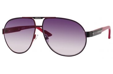 Image of Carrera Daytona 1/S Single Vision Prescription Sunglasses DAYTO1S-0KIN-9C-6211 - Frame Color Black Red, Lens Diameter 62 mm