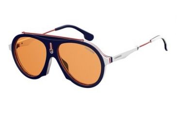 Image of Carrera Flag Bifocal Prescription Sunglasses FLAGS-08RU-W7-5716 - Lens Diameter 57 mm, Frame Color Blush Red White