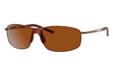 Image of Carrera Huron Sunglasses HURONS-06ZM-IG-6015 - Shiny Bronze Frame, Brown Polarized Lenses, Lens Diameter 60mm, Distance Between Lenses 15mm