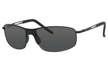 Image of Carrera Huron Sunglasses HURONS-091T-Y2-6015 - Matte Black Frame, Gray Polarized Lenses, Lens Diameter 60mm, Distance Between Lenses 15mm