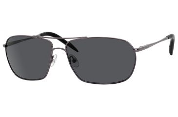 Image of Carrera Overdrive/S Sunglasses OVERDS-7SJP-RA-6014 - Shiny Gunmetal Frame, Gray Polarized Lenses, Lens Diameter 60mm, Distance Between Lenses 14mm